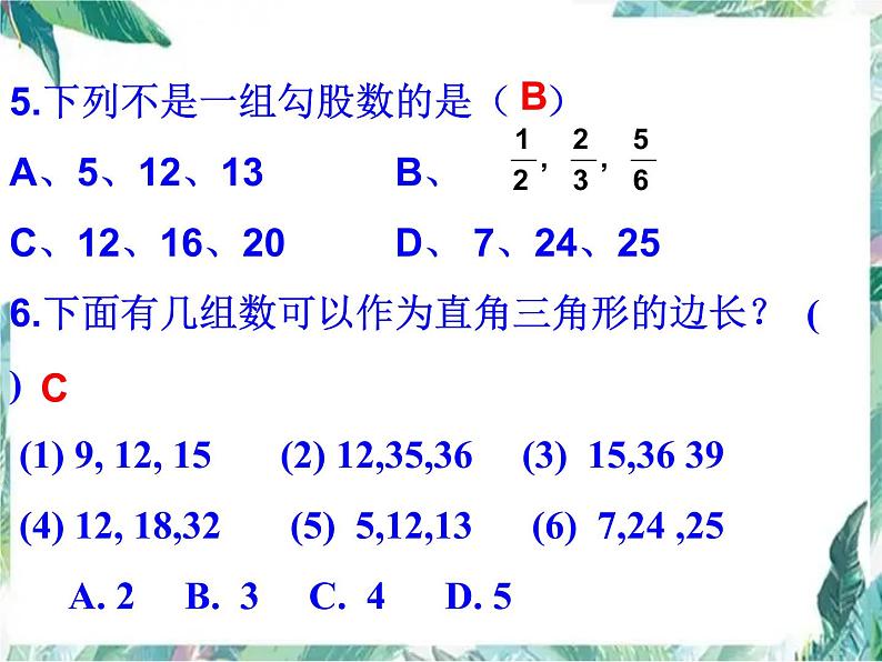 北师大版 八年级上册 勾股定理复习课 优质课件08