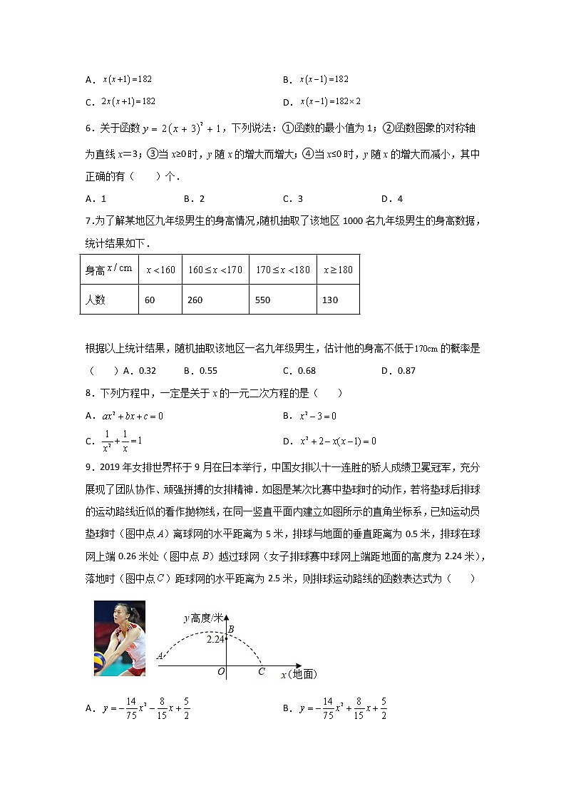 人教版 九上 期末测试卷B卷（原卷+解析）02