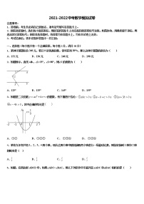 四川省遂宁市蓬溪县2021-2022学年中考四模数学试题含解析