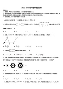 潍坊市2021-2022学年中考二模数学试题含解析