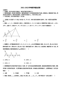 天津市西青区2021-2022学年中考数学全真模拟试题含解析