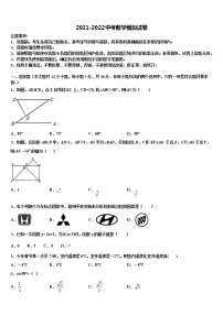 天津市津南区咸水沽三中2022年中考数学模拟预测试卷含解析