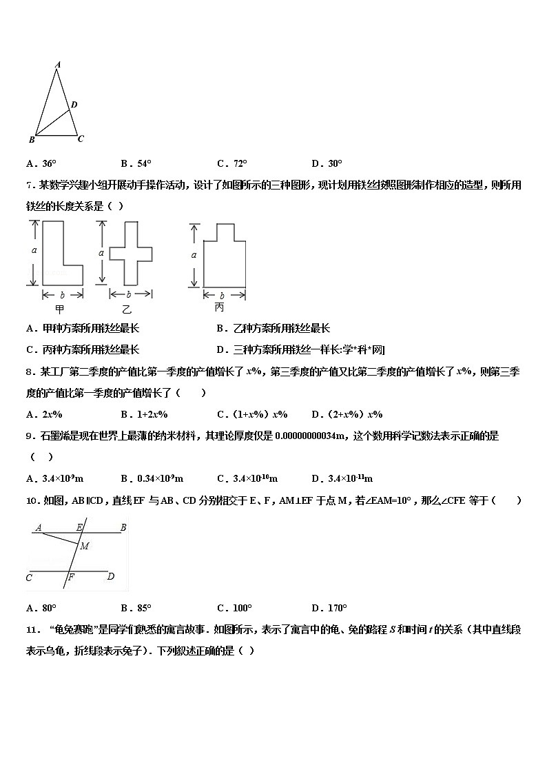 威海市市级名校2022年中考数学全真模拟试题含解析02