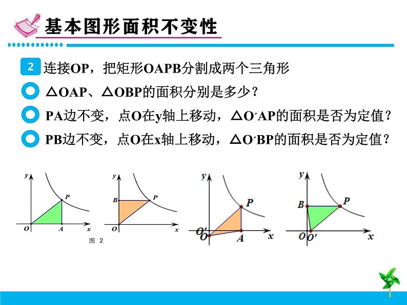 北师大版 九年级上册 探索反比例函数基本图形面积不变性 优质课件第8页