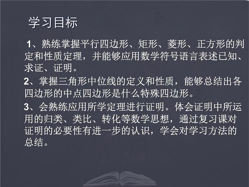北师大版 九年级上册 特殊平行四边形复习  优质课件02