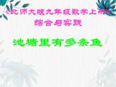 北师大版 九年级上册 综合与实践：池塘里有多少条鱼？优质课件