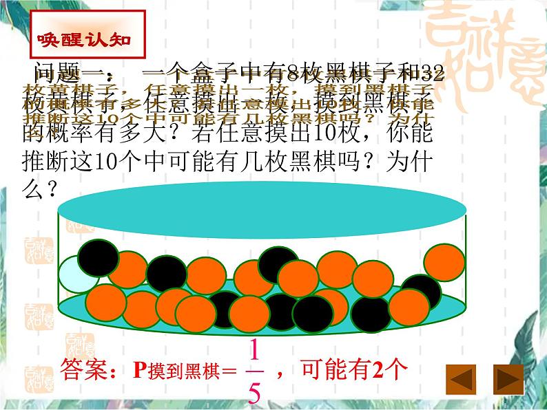 九年级数学上册 池塘里有多少条鱼 优质课件第3页