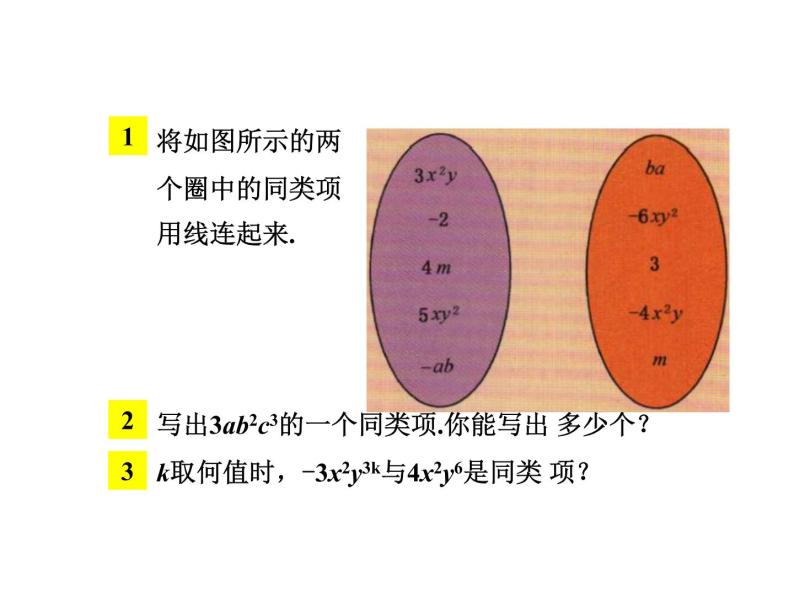 3.4.1  同类项与合并同类项 课件06