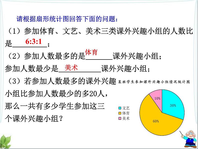 6.3 扇形统计图课件05