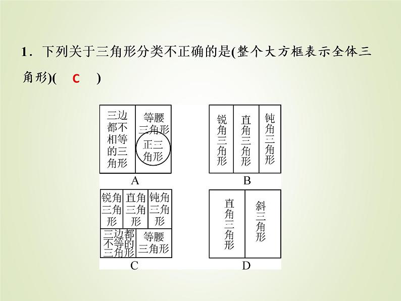 中考数学复习第16讲三角形与全等三角形精讲课件第4页