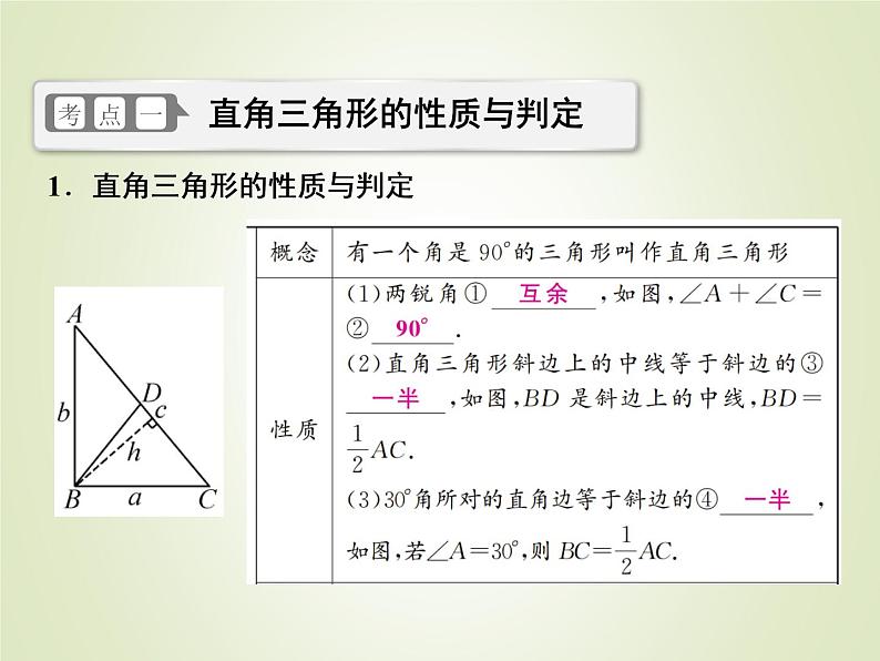 中考数学复习第18讲直角三角形与勾股定理精讲课件03