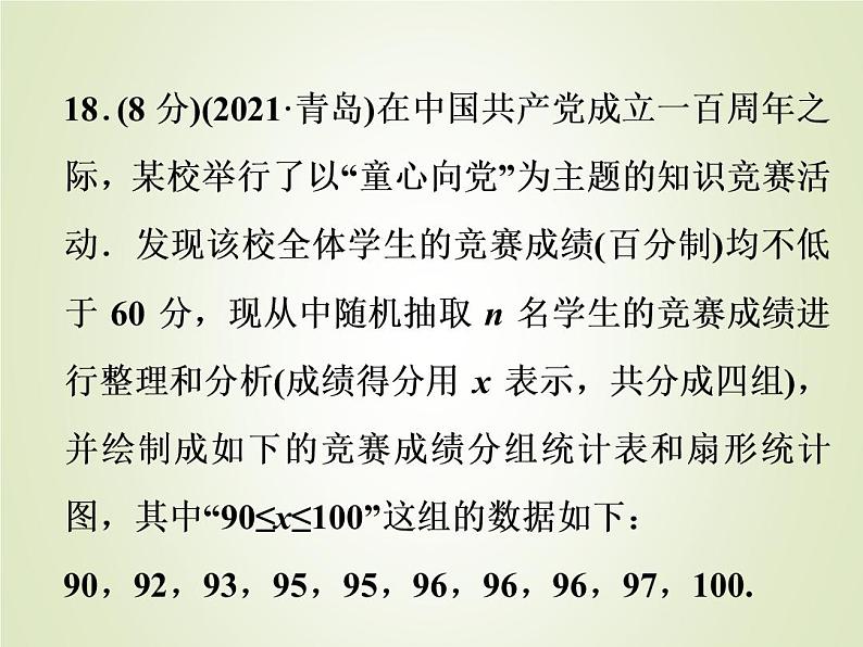 中考数学复习第18_21题题组限时集训(7)课件第2页