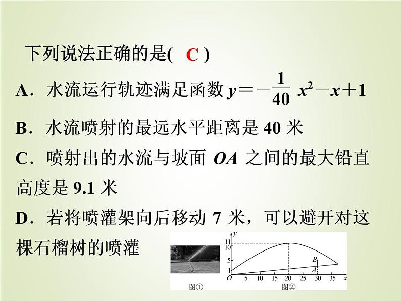 中考数学复习第14讲二次函数的应用精练课件第5页