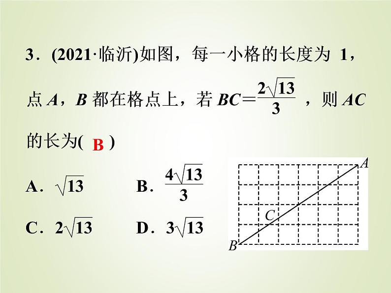 中考数学复习第18讲直角三角形与勾股定理精练课件第4页