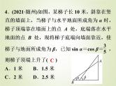 中考数学复习第28讲锐角三角函数精练课件