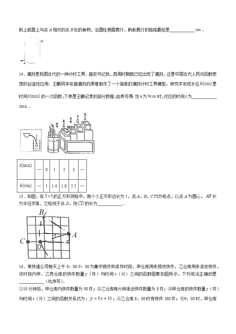福建省漳州第一中学2022-2023学年八年级上学期期中考试数学试题(含答案)第3页