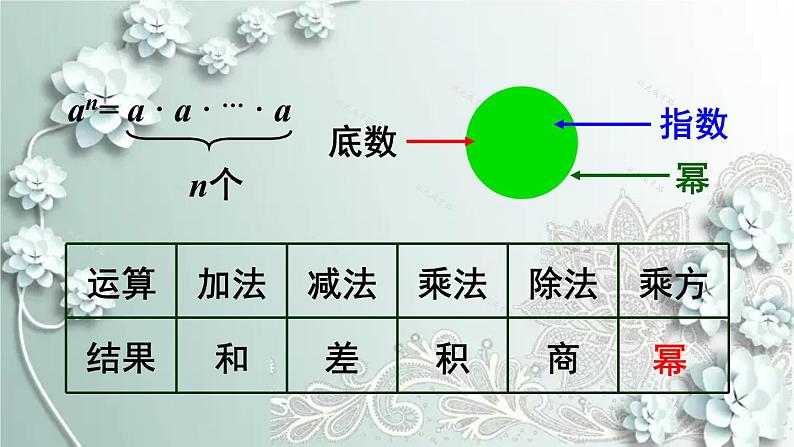 人教版数学七年级上册第一章 有理数第1课时 有理数的乘方 课件第6页