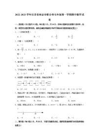 江苏省南京市联合体2022-2023学年七年级上学期期中考试数学试卷(含答案)