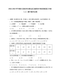 2022-2023学年浙江省杭州市萧山区高桥初中教育集团九年级（上）期中数学试卷（含解析）