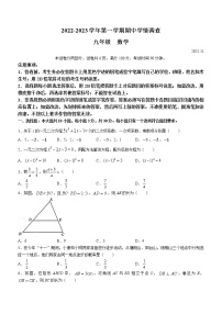 广东省深圳市龙华区2022-2023学年九年级上学期期中考试数学试卷(含答案)