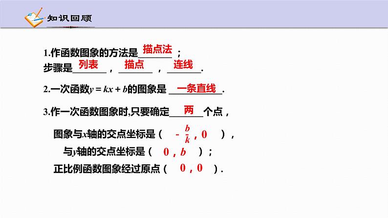 5.4 一次函数的图象（第2课时）浙教版八年级上册课件03