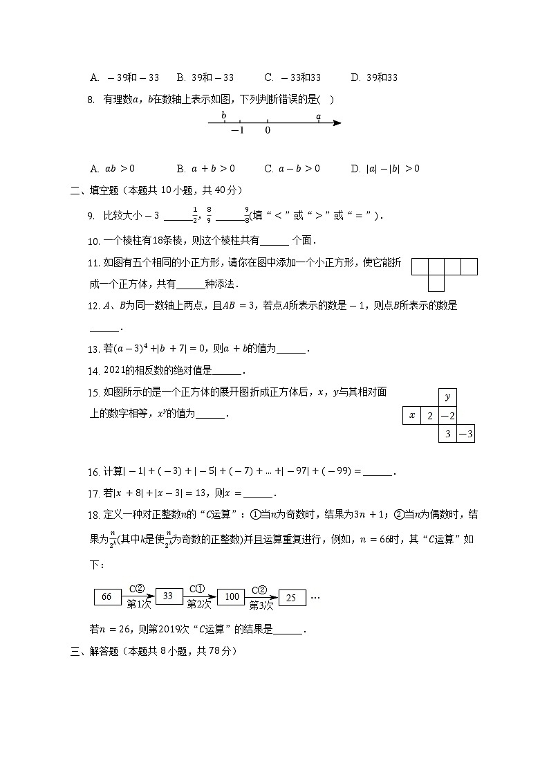2022-2023学年四川省成都七中东方闻道网校等2校七年级（上）期中数学试卷（含解析）第2页