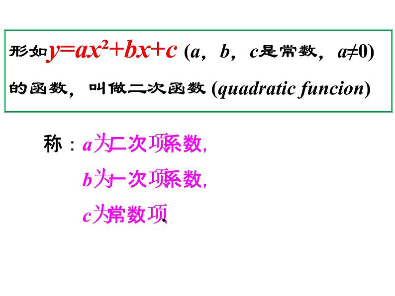 浙教版数学九年级上册1.1 二次函数课件第6页