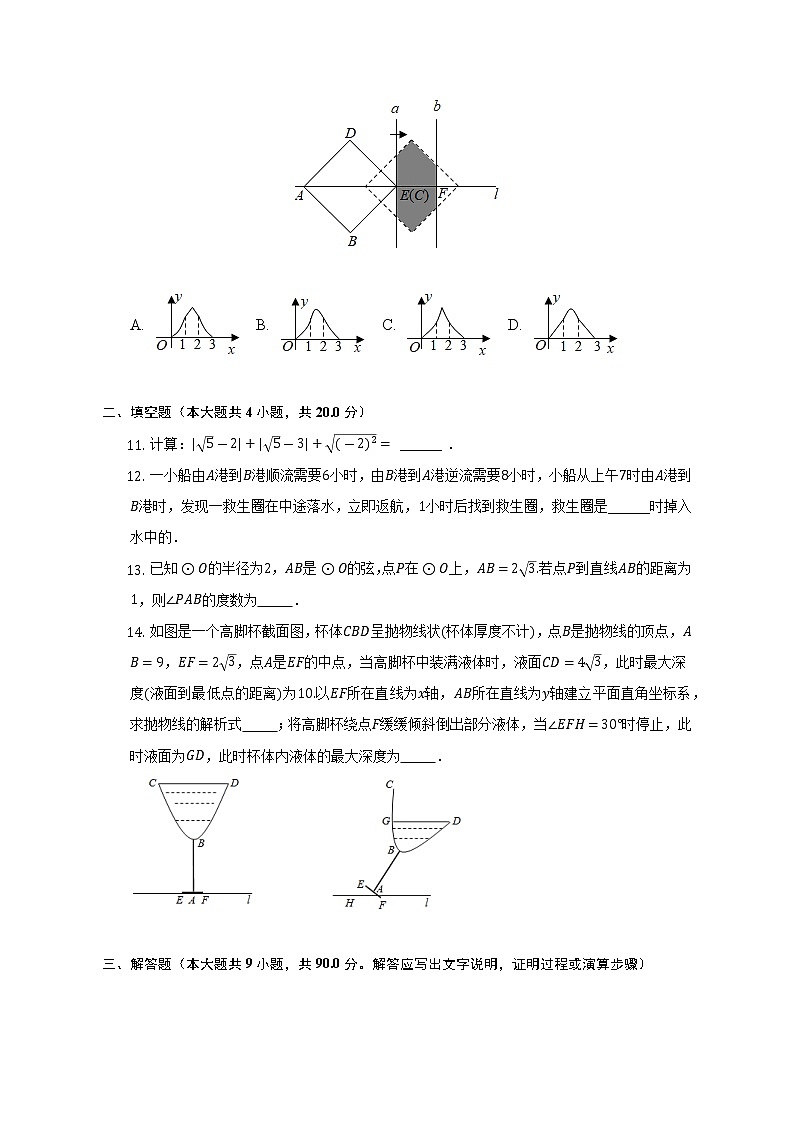 2022年安徽省三海学地教育联盟中考数学二模试卷（含解析）03