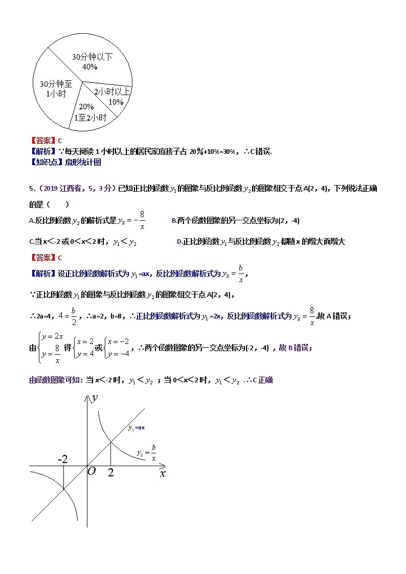 2019江西中考数学解析第2页