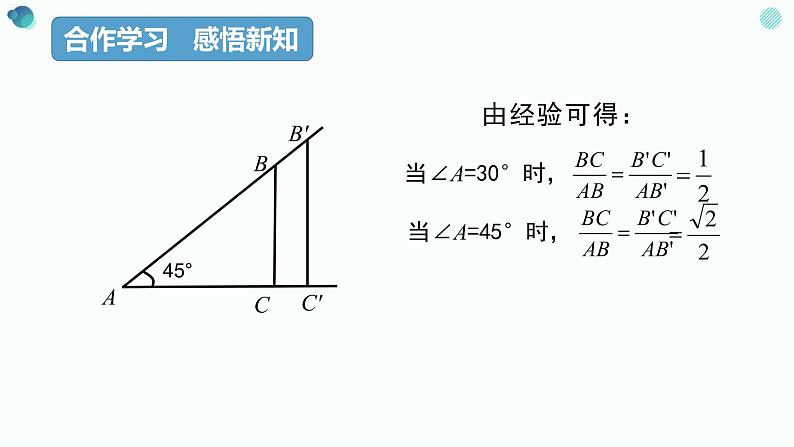 1.1 锐角三角函数 浙教版数学九年级下册课件1第6页