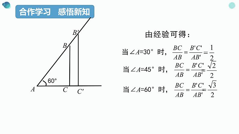 1.1 锐角三角函数 浙教版数学九年级下册课件1第7页