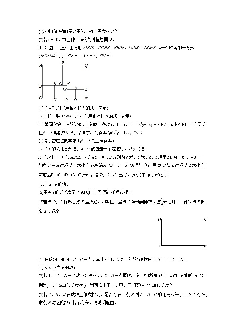 2022-2023学年安徽省蚌埠市七年级（上）期中数学试卷（含答案解析）03
