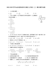 2022-2023学年山东省济南市天桥区七年级（上）期中数学试卷（含答案解析）