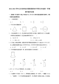 _山东省青岛市强校提质初中学校2022-2023学年七年级上学期期中数学试卷(含答案)