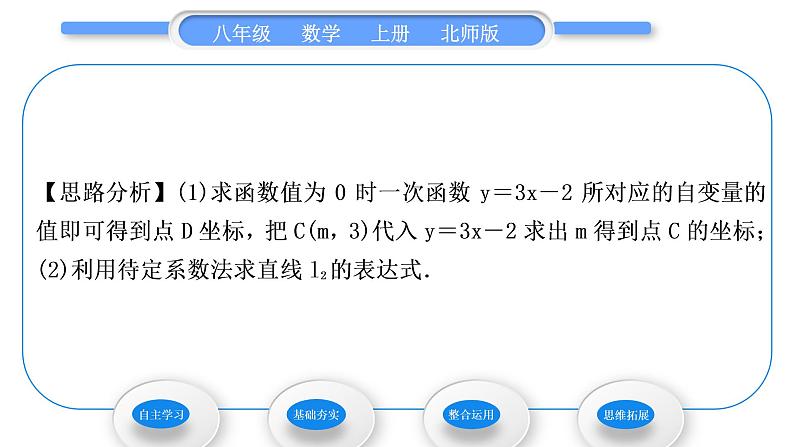 北师大版八年级数学上第五章二元一次方程组5.7用二元一次方程组确定一次函数表达式习题课件04