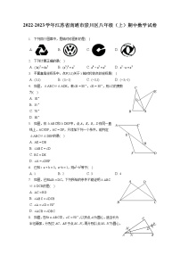 2022-2023学年江苏省南通市崇川区八年级（上）期中数学试卷（含答案解析）