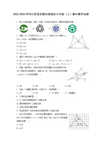 2022-2023学年江苏省无锡市梁溪区八年级（上）期中数学试卷（含答案解析）