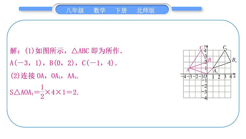 北师大版八年级数学下第三章图形的平移与旋转章末复习与提升习题课件06