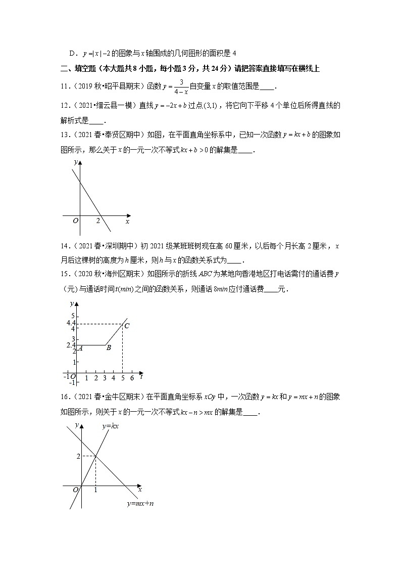专题12.11第12章一次函数单元测试（能力过关卷）（原卷+解析）03