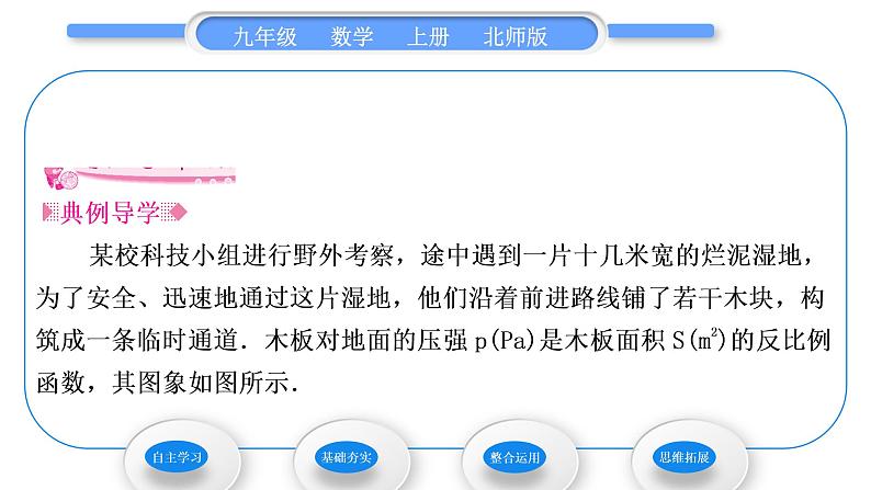 北师大版九年级数学上第六章反比例函数6.3反比例函数的应用习题课件02