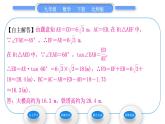 北师大版九年级数学下第一章直角三角形的边角关系1.5三角函数的应用第2课时仰角、俯角问题习题课件