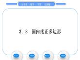 北师大版九年级数学下第三章圆3.8圆内接正多边形习题课件