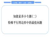 北师大版九年级数学上第一章特殊平行四边形知能素养小专题(二)特殊平行四边形中的最值问题习题课件