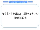 北師大版九年級數(shù)學(xué)上第六章反比例函數(shù)知能素養(yǎng)小專題(八)反比例函數(shù)與幾何圖形的綜合習(xí)題課件