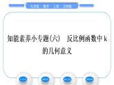 北師大版九年級數(shù)學(xué)上第六章反比例函數(shù)知能素養(yǎng)小專題(六)反比例函數(shù)中k的幾何意義習(xí)題課件