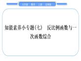 北師大版九年級數(shù)學(xué)上第六章反比例函數(shù)知能素養(yǎng)小專題(七)反比例函數(shù)與一次函數(shù)綜合習(xí)題課件