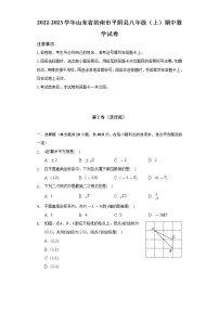 2022-2023学年山东省济南市平阴县八年级（上）期中数学试卷（含解析）