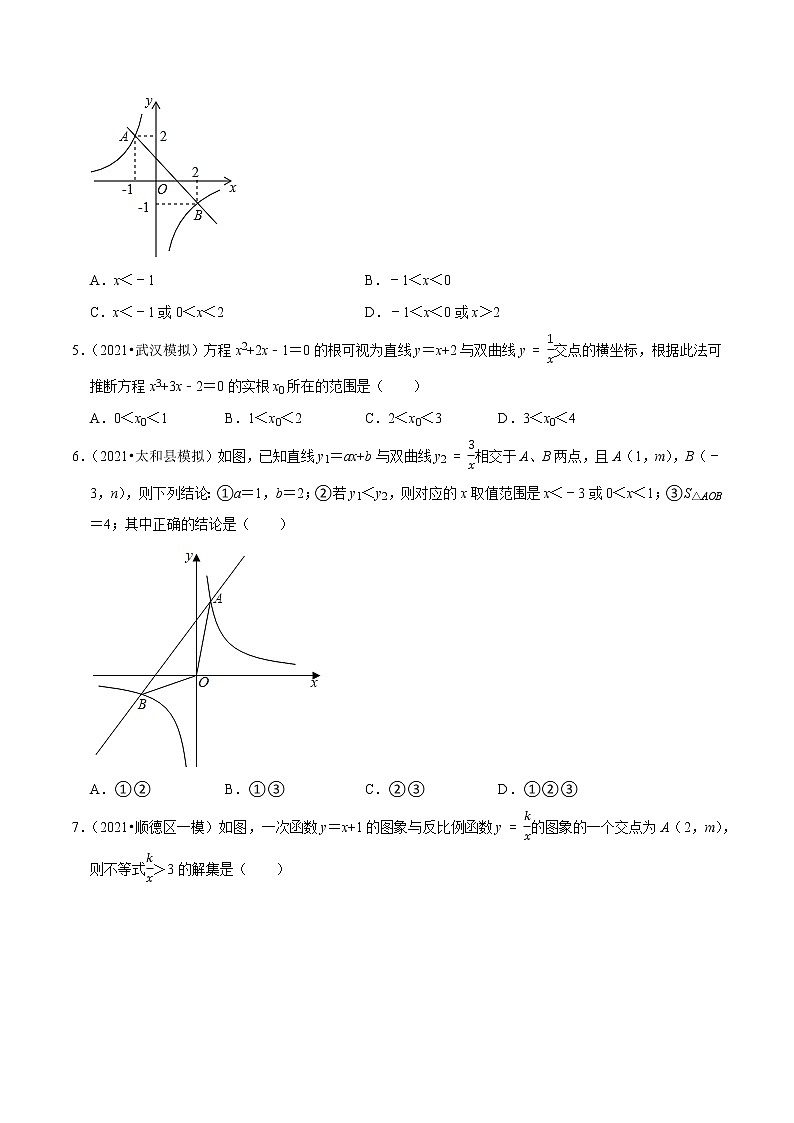 专题21.15反比例函数与一次函数的关系（重难点培优）（原卷+解析）02