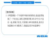 北师大版七年级数学下第4章三角形教材回归 全等三角形的实际应用习题课件