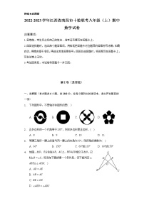 2022-2023学年江西省南昌市十校联考八年级（上）期中数学试卷（含解析）